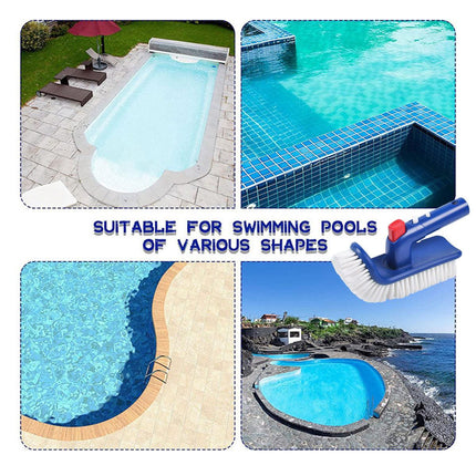 180Degree Rotating Pool Cleaning Brush Heavy Duty Swimming Pool Step Scrub Brush