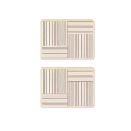 2PCS Kitchen Absorbent Pad Heat Insulation Mat Anti Slip Draining Pad Countertop