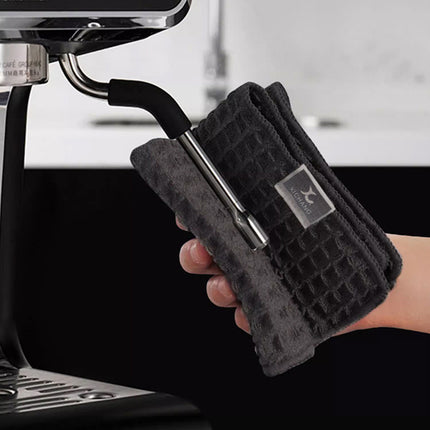 5PCS Waffle Cleaning Cloth Coffee Machine Bar Towel Dish Rag Absorbent