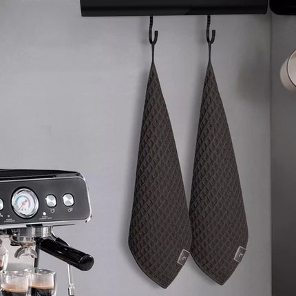 5PCS Waffle Cleaning Cloth Coffee Machine Bar Towel Dish Rag Absorbent