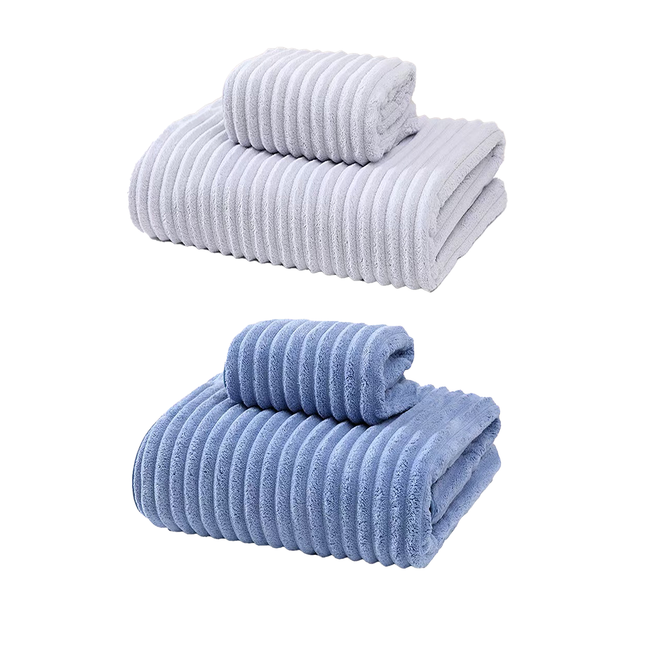 Quick Dry Bath Towel Lightweight Absorbent Fabric Shower Beach Travel Use