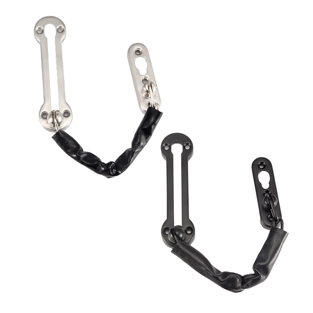 Home Security Door Chain Stainless Steel Guard Slide Screws Front Secure Catch