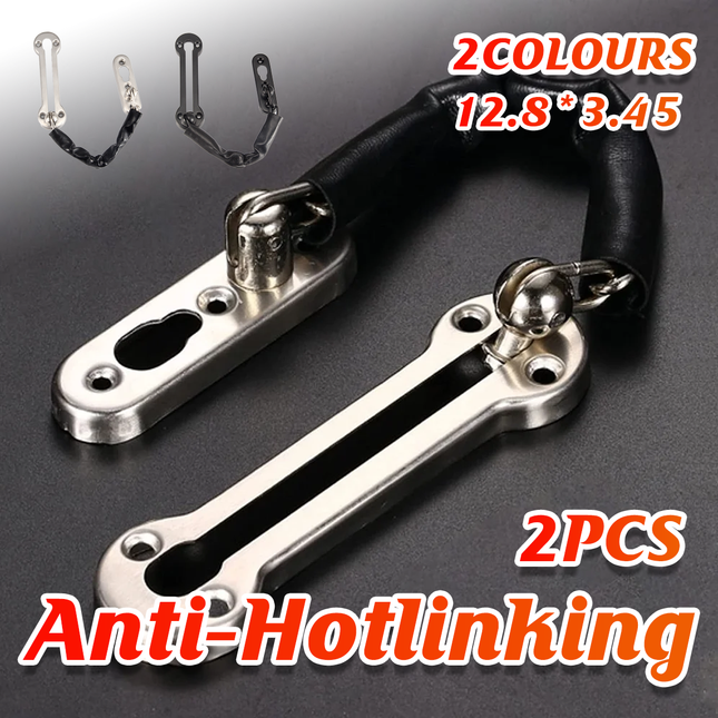 Home Security Door Chain Stainless Steel Guard Slide Screws Front Secure Catch