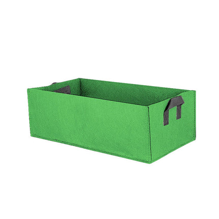 8pcs Felt Rectangular Planting Bags Vegetable Grow Bags Non-Woven Flower Pots