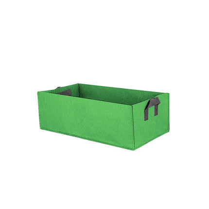 8pcs Felt Rectangular Planting Bags Vegetable Grow Bags Non-Woven Flower Pots