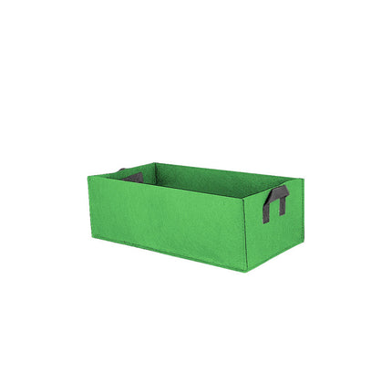 8pcs Felt Rectangular Planting Bags Vegetable Grow Bags Non-Woven Flower Pots