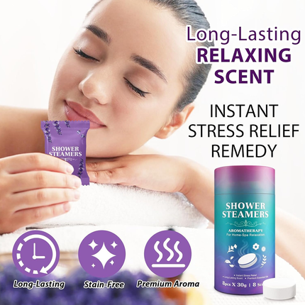 Aromatherapy Bath Oil Tablets Moisturising Spa Shower Bomb Effervescent Salt