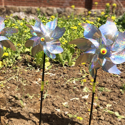 10PCS Bird-Driving Windmill Laser Device for Balcony Garden Farmland Bird Proof