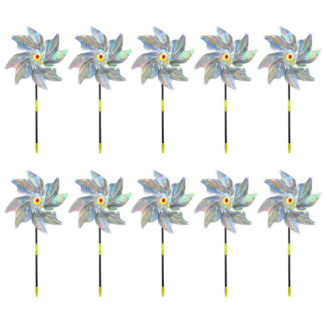 10PCS Bird-Driving Windmill Laser Device for Balcony Garden Farmland Bird Proof