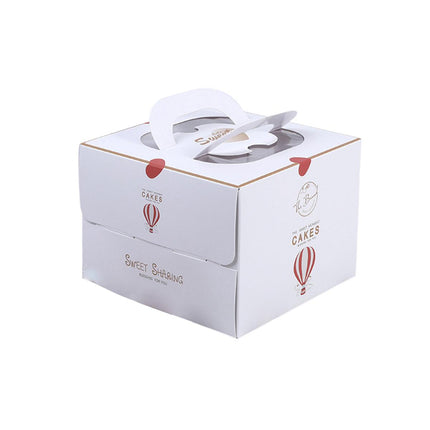 6/8 Inch Birthday Cake Boxs Set Ideal for Cake Transport and Presentation