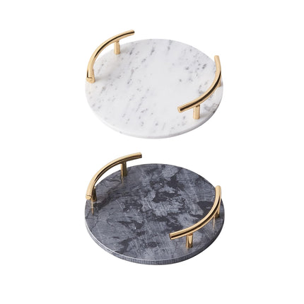 Creative Home Daily Use Desktop Tray Fruit Plate Flat Living Room Organizer