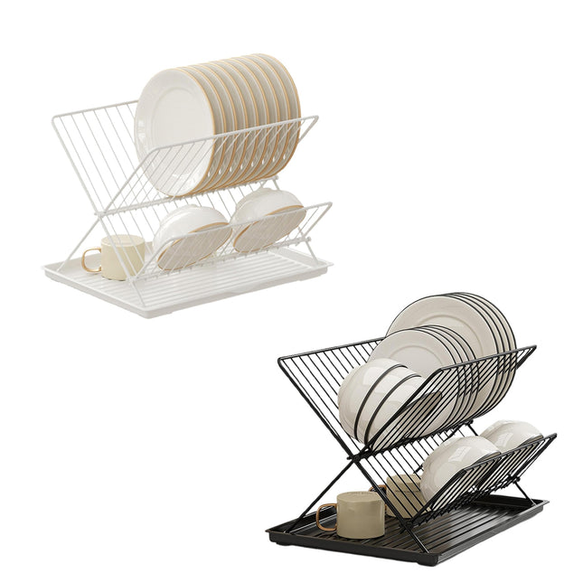 Kitchen Storage Rack Bowl Rack Household Draining Rack Multi-Functional Organizer