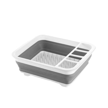 Kitchen Draining Rack Foldable Type Multi Functional Bowl Chopstick Drying Shelf