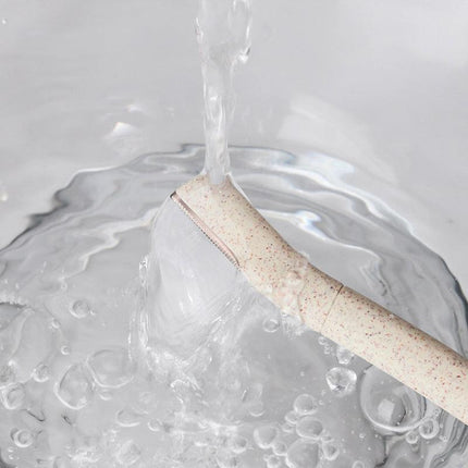 3/6/12X Eyebrow Razor Wheatstraw Women’S Facial Dermaplaning Biodegradable Tools - Aimall