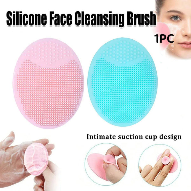 Silicone Face Cleansing Soft Brush Facial Washing Massager Scrubber Cleaner
