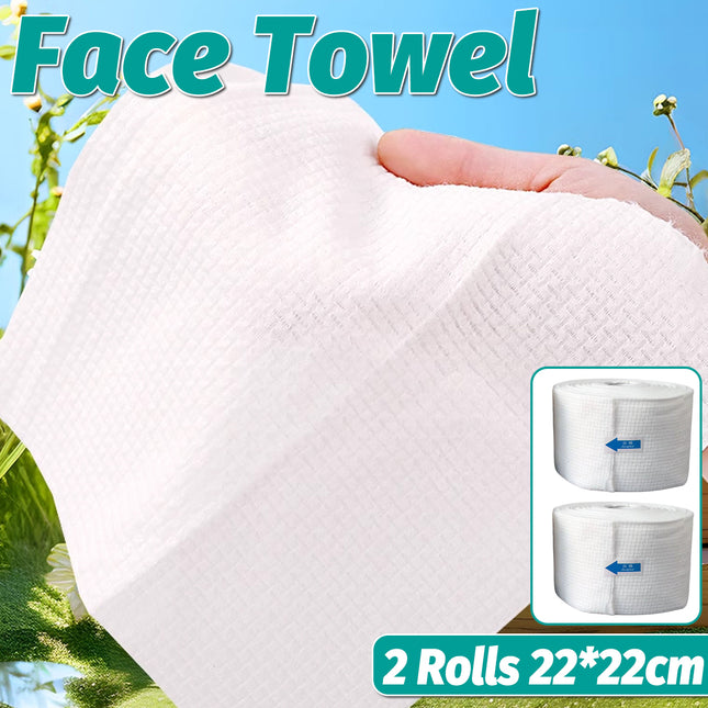 Thicken Disposable Cotton Roll Towel Cleansing Facial Wipes Makeup Remover Veins