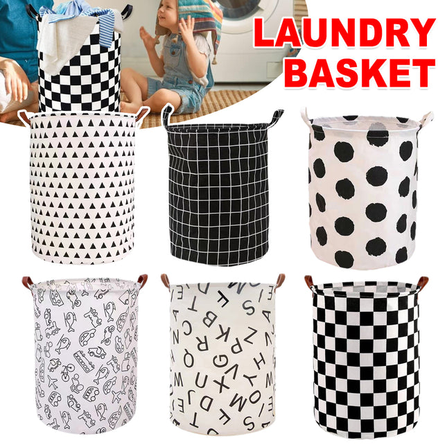 Foldable Laundry Basket Dirty Clothes Hamper Toy Storage Organizer Storage Bin