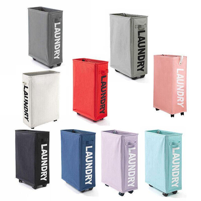 Large Foldable Laundry Washing Clothes Storage Bag Hamper Basket Bin Organiser - Aimall