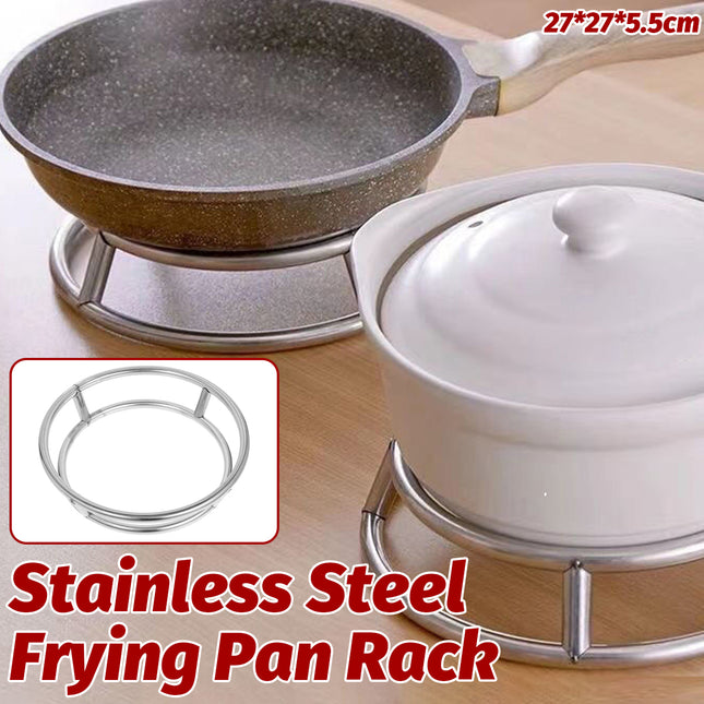 Thickened Stainless Steel Heat Resistant Pot Stand Kitchen Trivet Rack