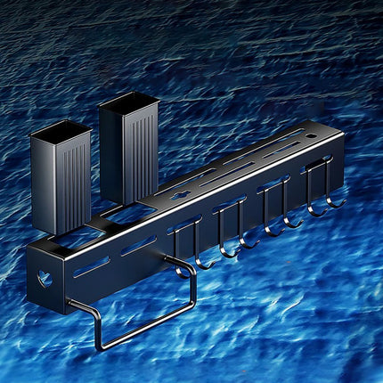 Stainless Steel Kitchen Utensil Storage Rack Organiser Knife Pan Holder Shelves