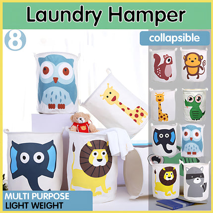 Collapsible Laundry Hamper Basket Storage Clothes Bag Washing Bin Toy Organiser