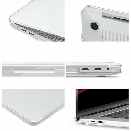 Macbook Air Pro Glossy Crystal Clear Case + Keyboard Cover 13" 16" 15" inch AU - Aimall