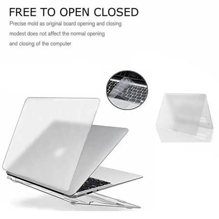 Macbook Air Pro Glossy Crystal Clear Case + Keyboard Cover 13" 16" 15" inch AU - Aimall