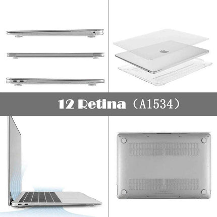 Macbook Air Pro Glossy Crystal Clear Case + Keyboard Cover 13" 16" 15" inch AU - Aimall