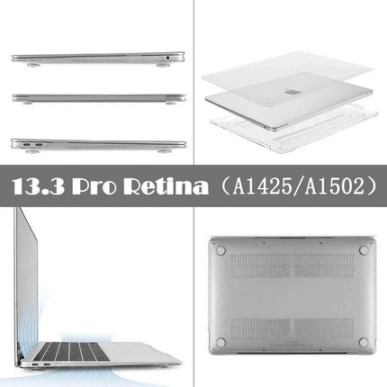 Macbook Air Pro Glossy Crystal Clear Case + Keyboard Cover 13" 16" 15" inch AU - Aimall
