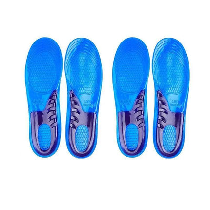 Massaging Gel Shoe Insoles Arch Supports For Men Women Flat Foot High Quality AU - Aimall