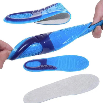 Massaging Gel Shoe Insoles Arch Supports For Men Women Flat Foot High Quality AU - Aimall