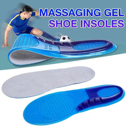 Massaging Gel Shoe Insoles Arch Supports For Men Women Flat Foot High Quality AU - Aimall
