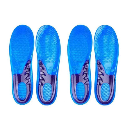 Massaging Gel Shoe Insoles Arch Supports For Men Women Flat Foot High Quality AU - Aimall