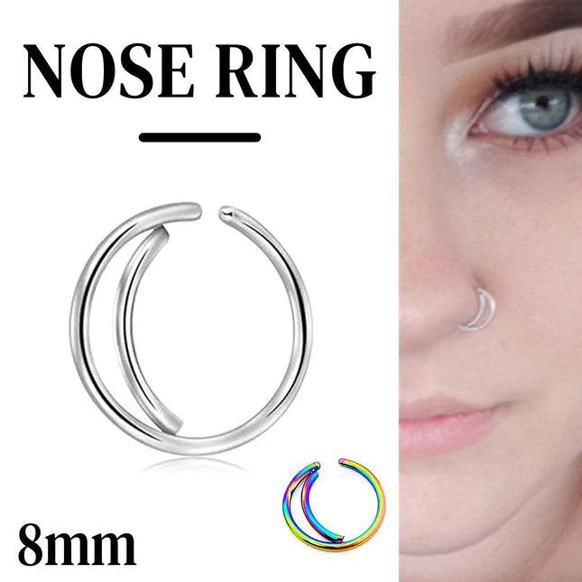 Fashion Stainless Steel Nose Ring Small Nose Staple Jewellery Piercing Accessory