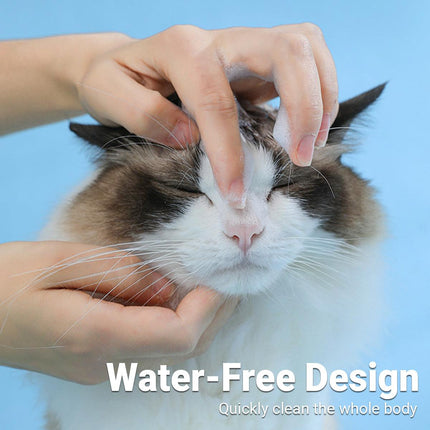 150ml Pet Dry Cleaning Foam Free Clear Body Wash Mousse for Dogs and Cats