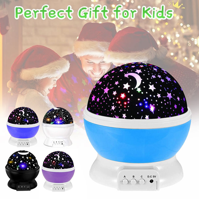 LED Night Star Galaxy Projector Rotating Lamp for Bedroom Ambience and Gift Use