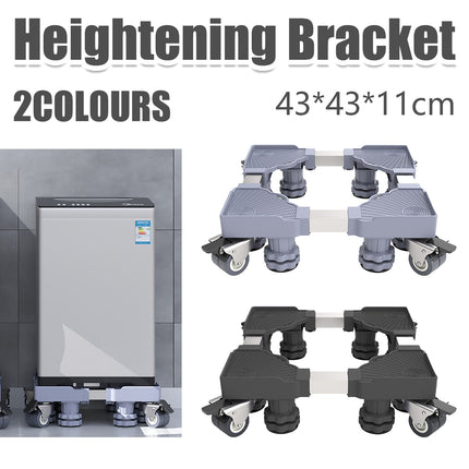 Adjustable Appliance Base Stand with Lockable Swivel Casters Heavy Duty AntiSlip