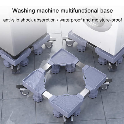 Adjustable Appliance Base Stand with Lockable Swivel Casters Heavy Duty AntiSlip