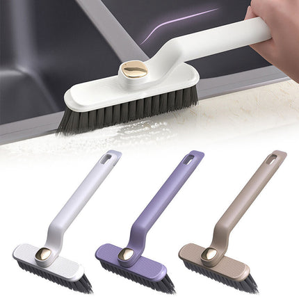 Multi-Functional Rotary Cleaning Brush Hard Bristle Slot Seam Wall Tile Brush