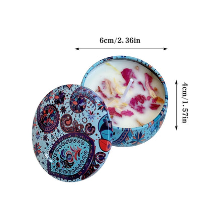 Scented Candle 4pcs Lavender Floral Gift Candles Purple Birthday Present Decor