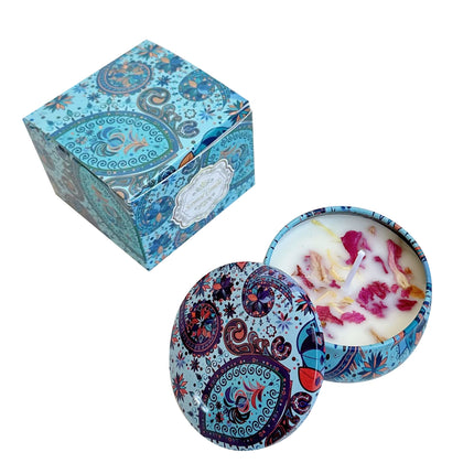 Scented Candle 4pcs Lavender Floral Gift Candles Purple Birthday Present Decor