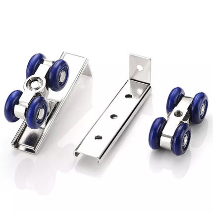 4 Small Swivel Caster Wheels Set For Cart Furniture Cabinet Trolley Tool Use