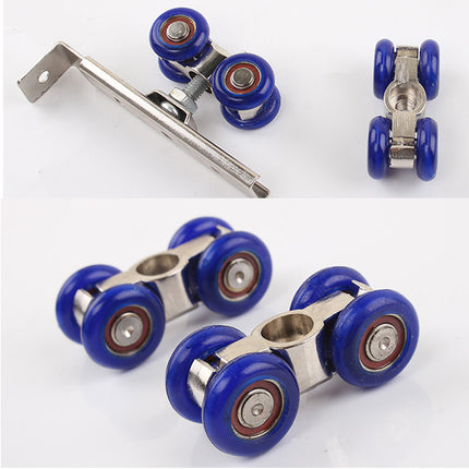 4 Small Swivel Caster Wheels Set For Cart Furniture Cabinet Trolley Tool Use
