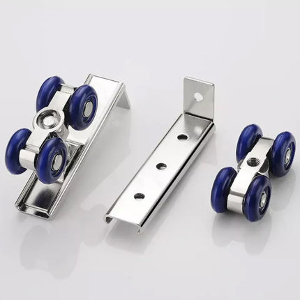 4 Small Swivel Caster Wheels Set For Cart Furniture Cabinet Trolley Tool Use