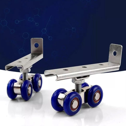 4 Small Swivel Caster Wheels Set For Cart Furniture Cabinet Trolley Tool Use