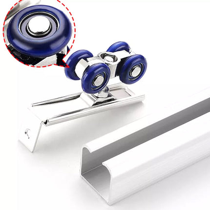 4 Small Swivel Caster Wheels Set For Cart Furniture Cabinet Trolley Tool Use
