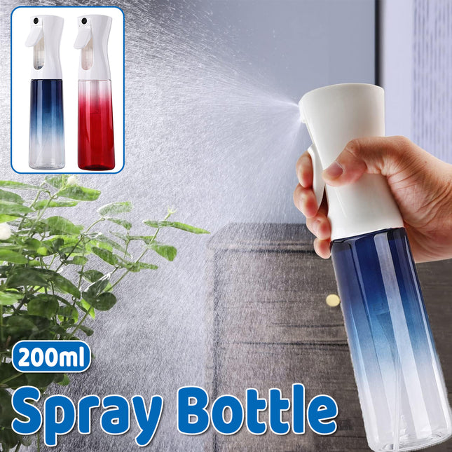 200ml Water Spray Bottle Empty Continuous Mister Sprayer Ultra Fine Mist Bottle