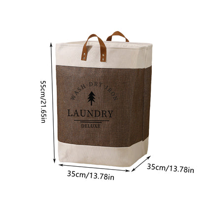Large Capacity Foldable Clothes Storage Basket Durable Space-Saving Easy To Use