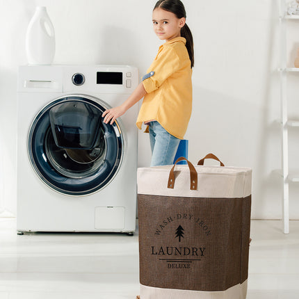 Large Capacity Foldable Clothes Storage Basket Durable Space-Saving Easy To Use