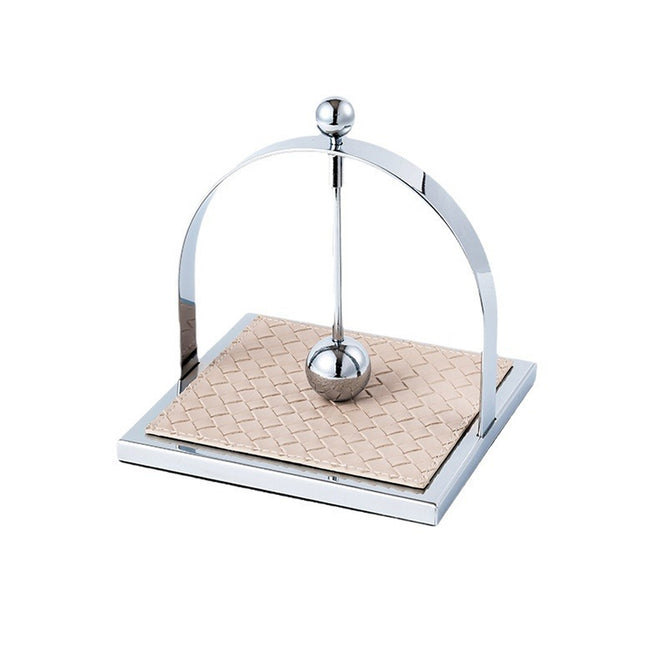 Stainless Steel Square Tabletop Tissue Holder for Kitchen Cafe Restaurant Decor